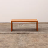 Modular beech set of two room dividers with benches, 1970 Italy