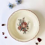 Plat en faïence de Sarreguemines, modèle Lorraine
