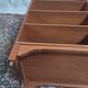 Vintage teak bookcase shelf