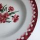 Set of 11 plates signed Mignardises Sarreguemines hand painted decor