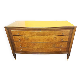 Curved Art Deco Chest of Drawers