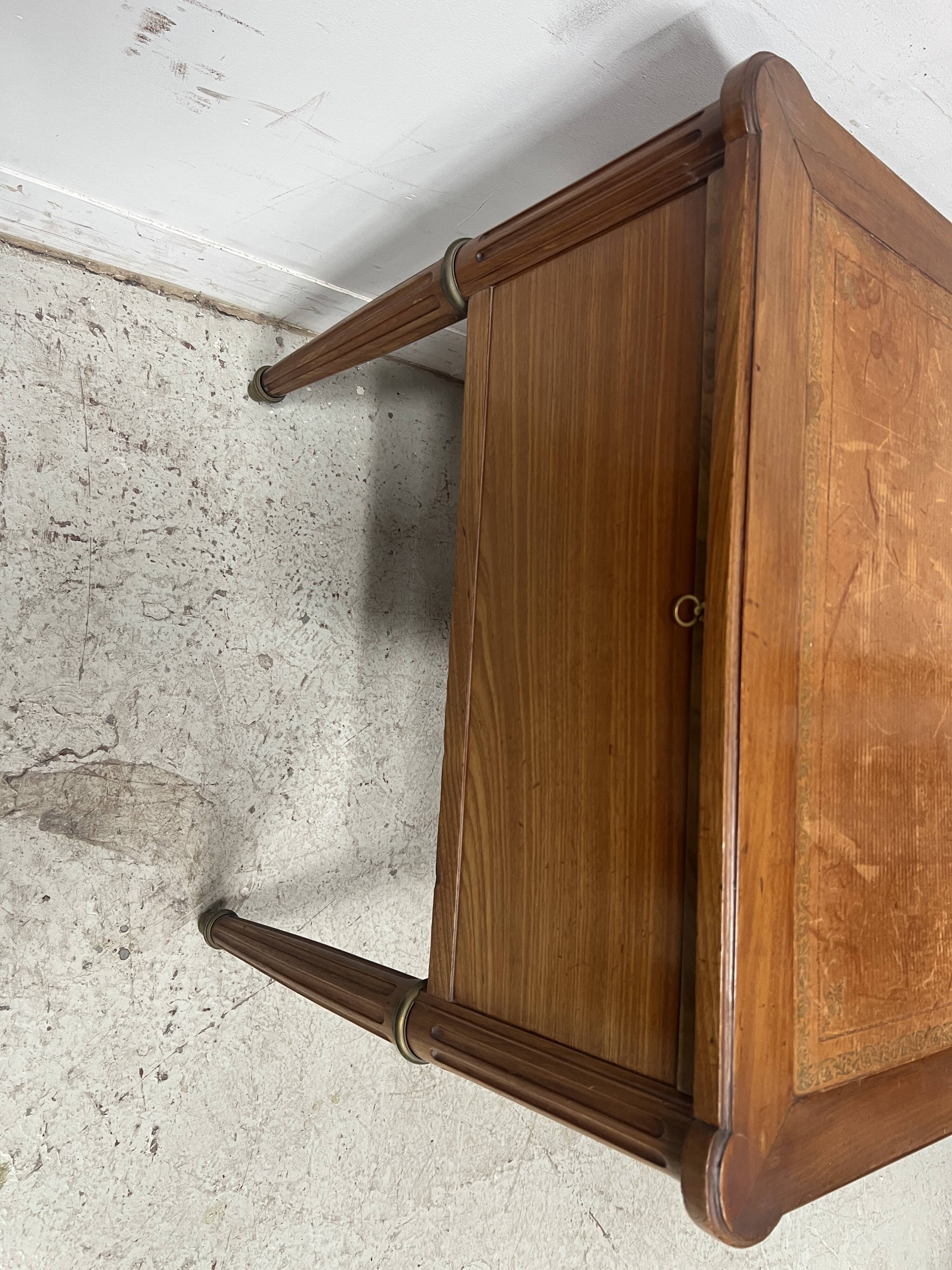 Louis XVI style walnut desk from the late 19th century.