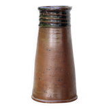 Impressive stoneware ceramic vase by Pierre Digan La Borne, 1960s