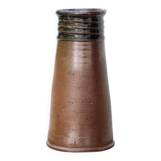 Impressive stoneware ceramic vase by Pierre Digan La Borne, 1960s