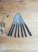 Service of 6 stainless steel and steel knives