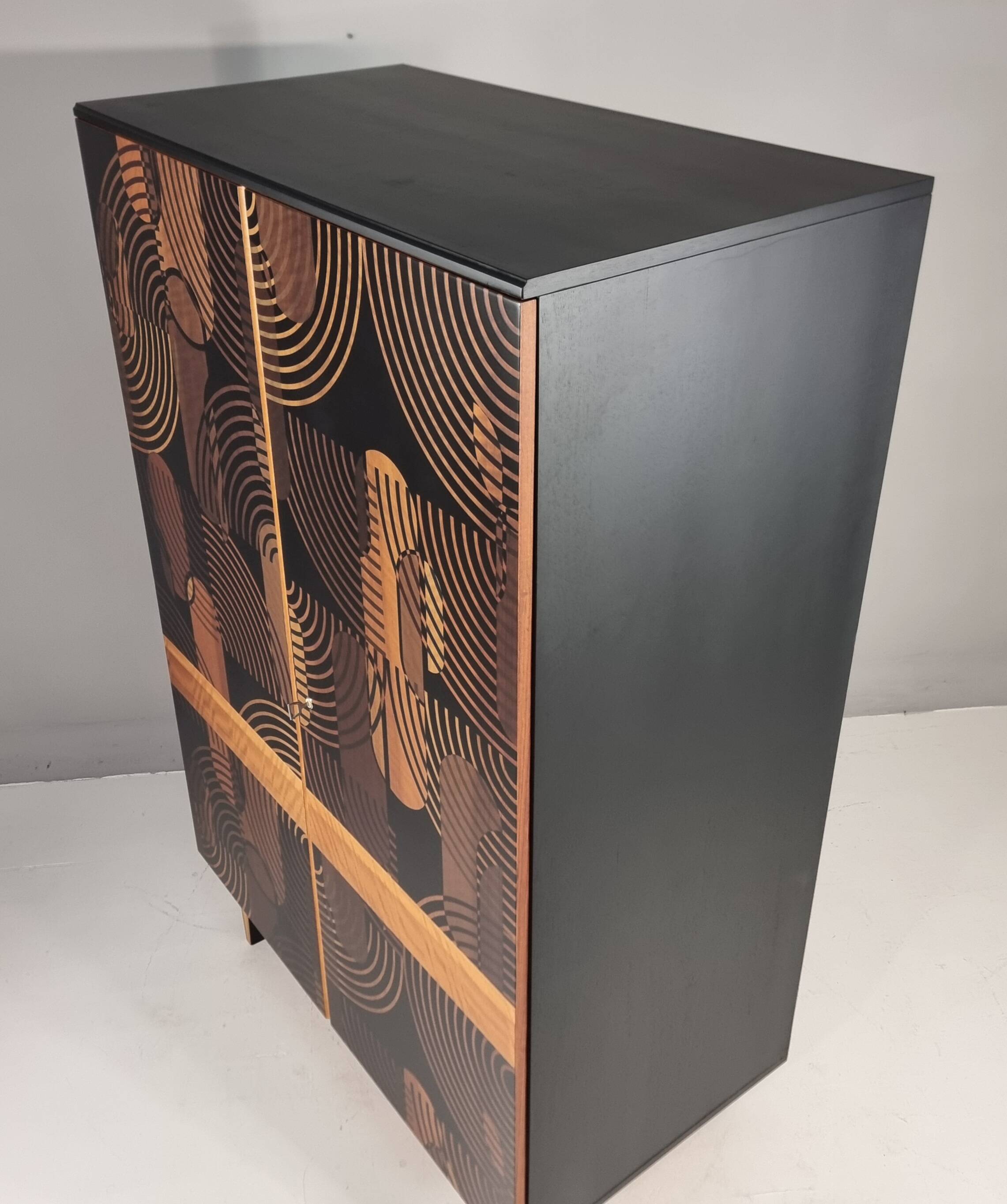 Vintage Beech Wardrobe, 1970s