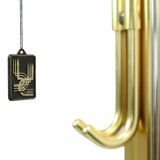 Belgo Chrom Design Coat Rack Hollywood Regency Chrome 174cm