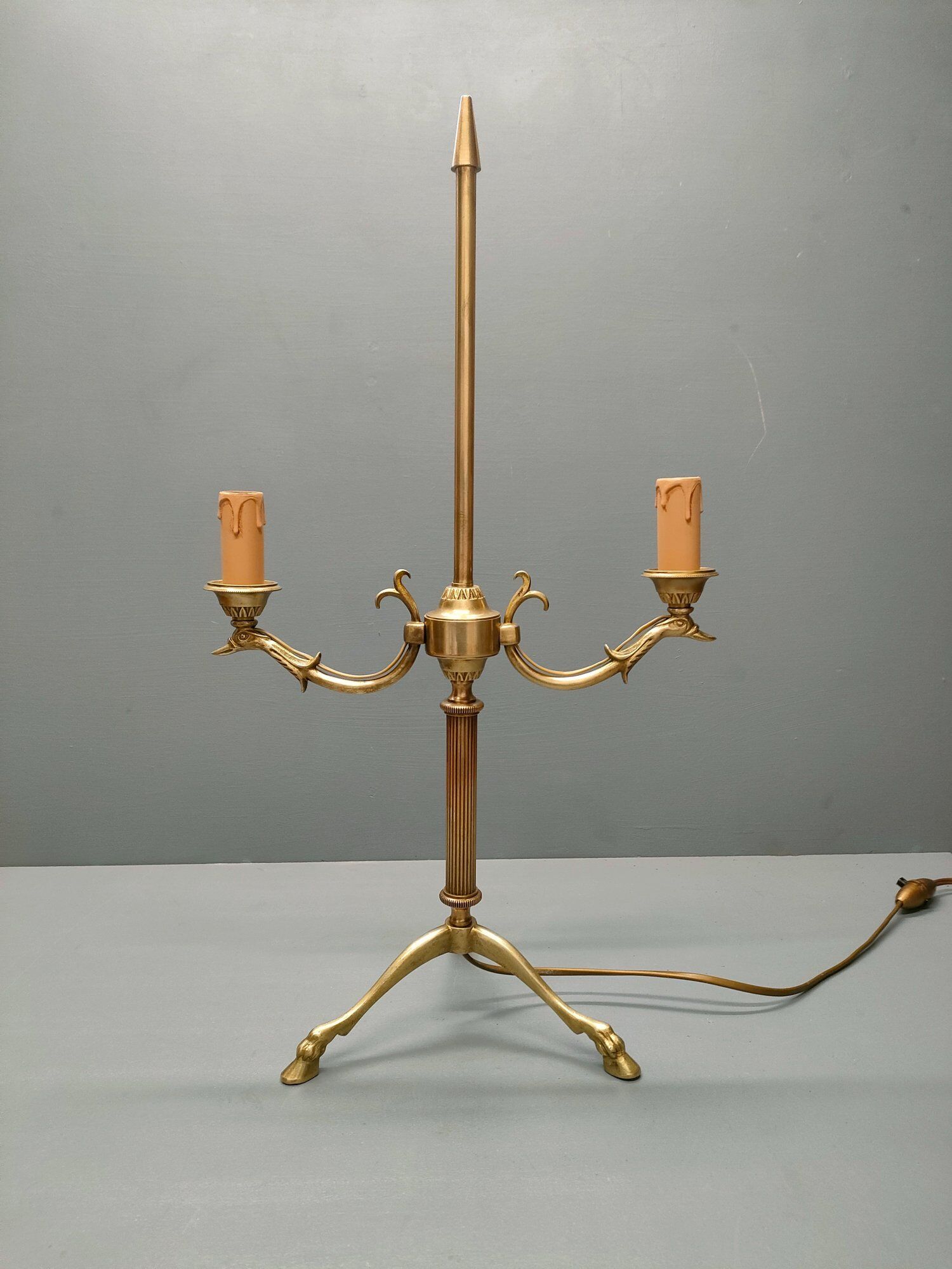 Napoleon III style zoomorphic lamp foot