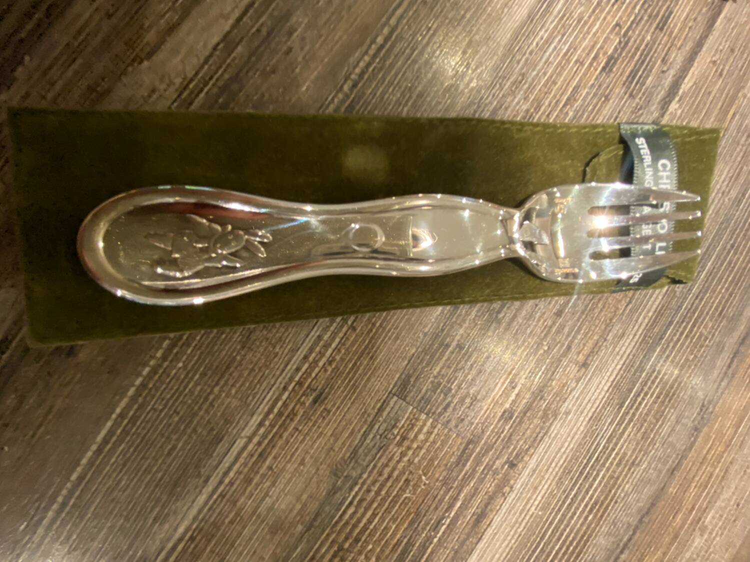 Christofle Baby Gift Set in Solid Sterling Silver 925 - Spoon and Fork