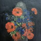 Still life around 1900, oil on canvas post-impressionism