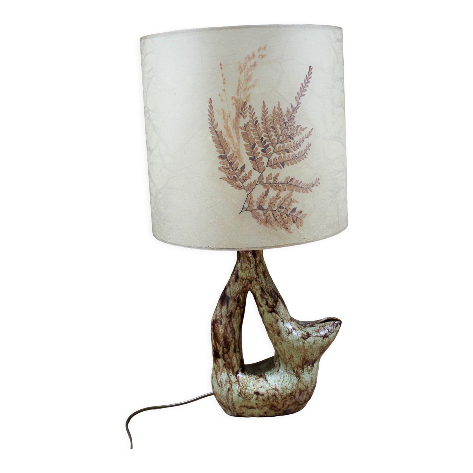 Freeform ceramic lamp 70s