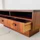 Vintage retro danish mid century rosewood and ceramic cabinet 1960s
