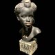 Sculpture of a black woman in plaster