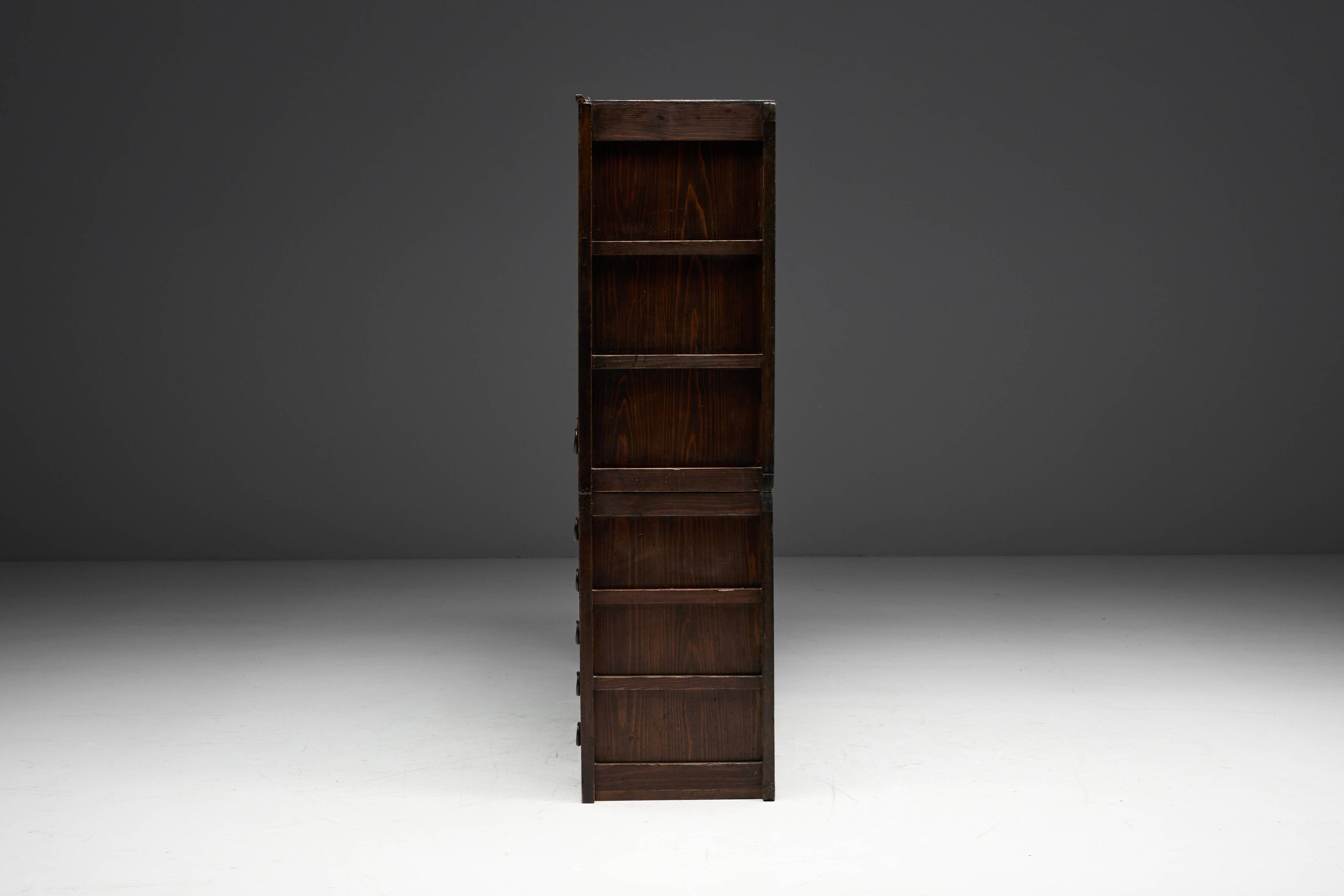 Cabinet japonais Mizuya Tansu, Japon, XIXe siècle