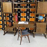 Vintage modular furniture 1970" library desk