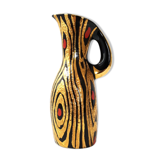 Ceramic pitcher Luxembourg vintage 1950