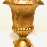 Medici basin in gilded ceramic