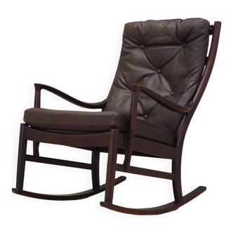 Fauteuil à bascule en hêtre, design danois, années 1980, production : Danemark