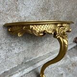 Fully restored vintage wall shelf