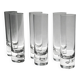 6 Longdrink Glasses - Sergio Asti Italy - 1970s