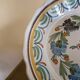 Antique hollow plate from Nevers pottery.