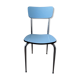Chaise formica avec pieds à embouts chromés