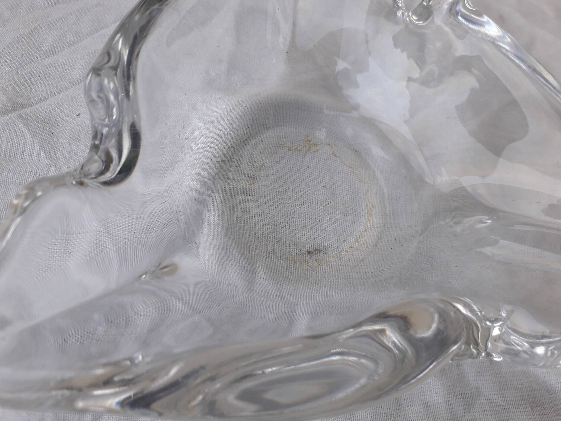 Schneider crystal ashtray