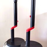 Pair of 80s design Zig Zag lamps