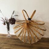 Vintage folding basket