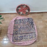Moroccan Beni ouarain pouf 60x60x22cm
