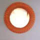 rattan mirror 60s 47cm