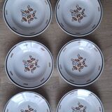 Set of 6 Luneville OOnon plates