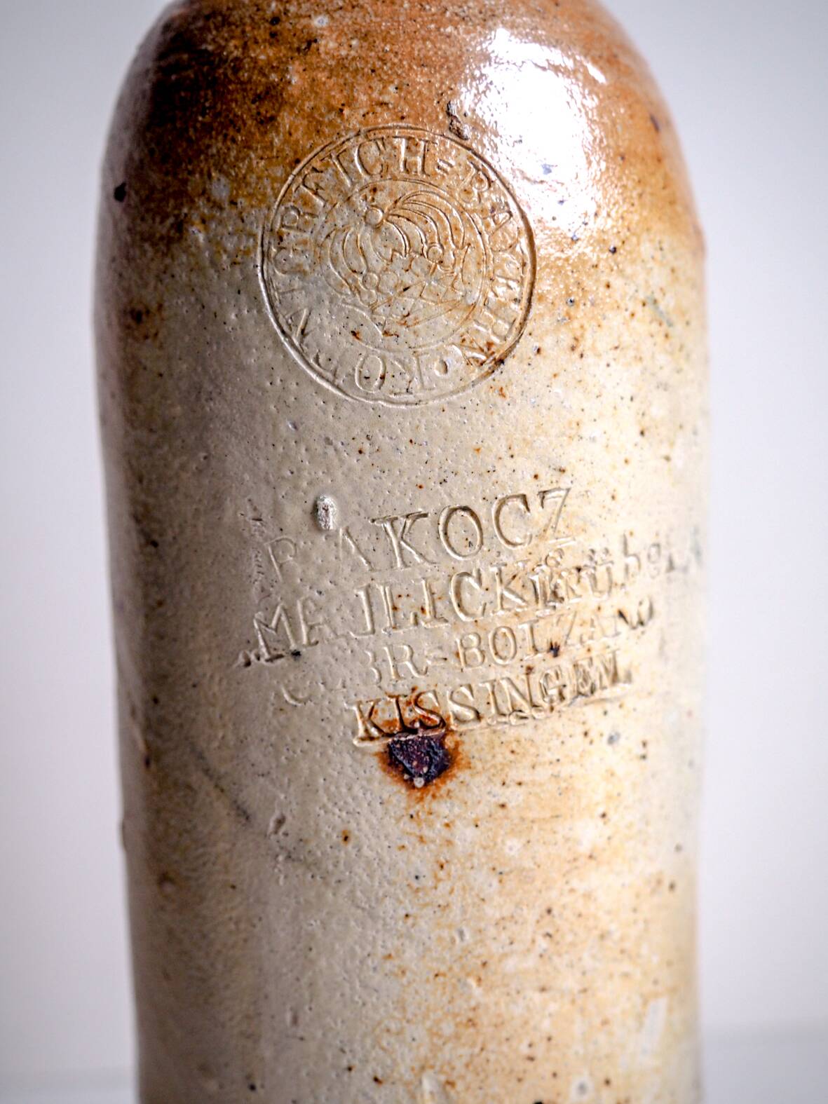 Antique Stoneware Bottle – Collector's Item