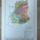 Carte originale Alpes - 37x27cm - 1908