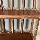 Rattan shelf