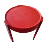 Vintage side table orange year 70