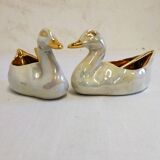 Salt pots in Limoges Porcelain R. Montigny