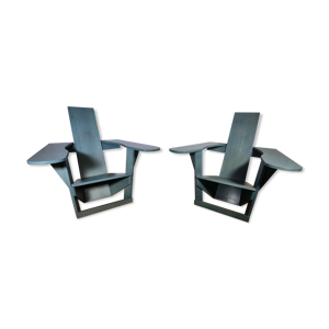 Paire de fauteuils constructivistes