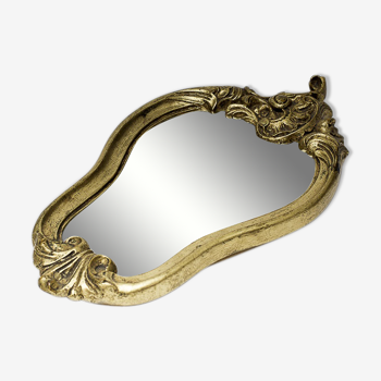 Miroir style rocaille baroque 20 x 34 cm