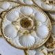 Set of 6 Oyster Plates Longchamp years 50-60