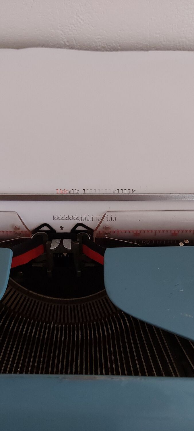 Machine à écrire Barrett vintage