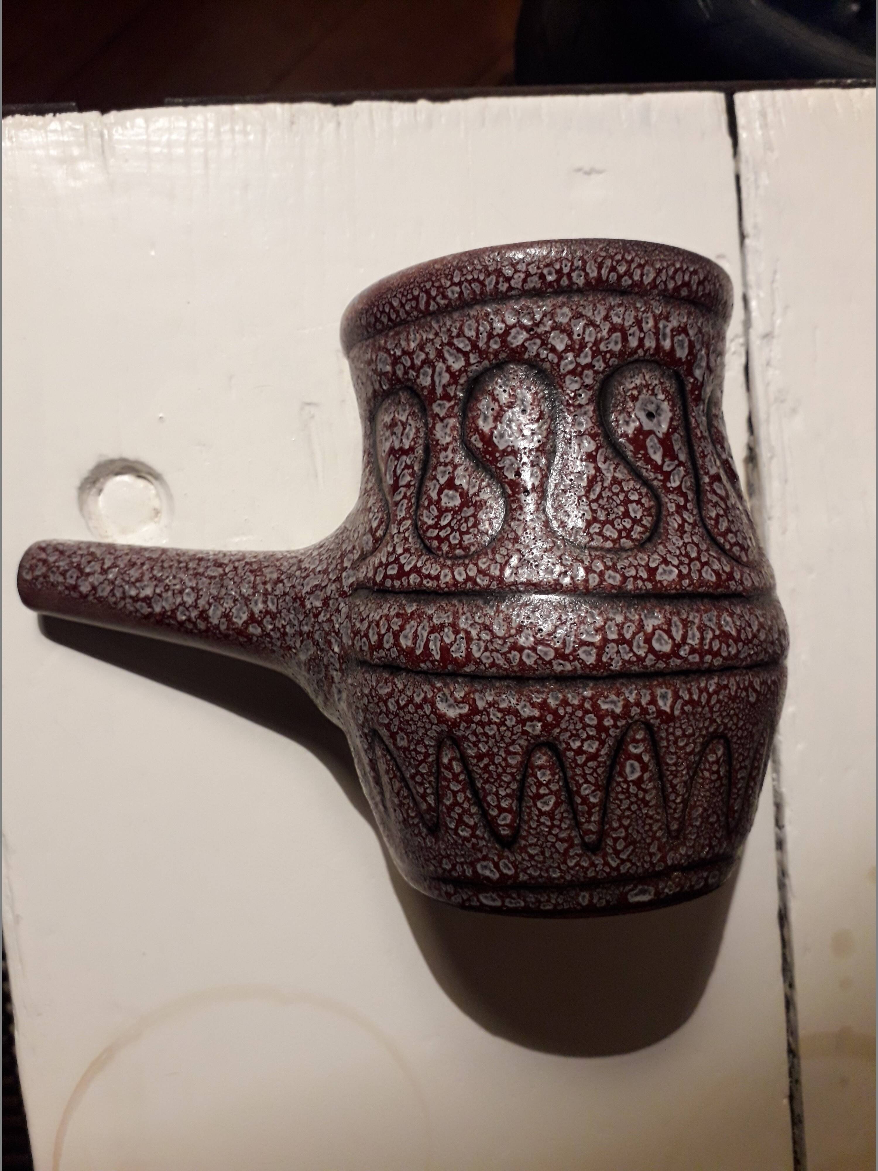 Vintage Vallauris vase signed Jean Austruy