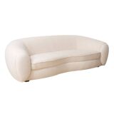 Handmade Mid Century Modern Curved Sofa