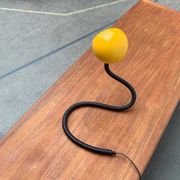 Vintage cobra snake table lamp