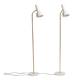 Pair of “2008 L” Floor Lamps by Schmidt's Lampedesign, Denmark, 1960s