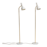 Paire de lampes sur pied "2008 L" par Schmidt's Lampedesign, Danemark, années 1960.
