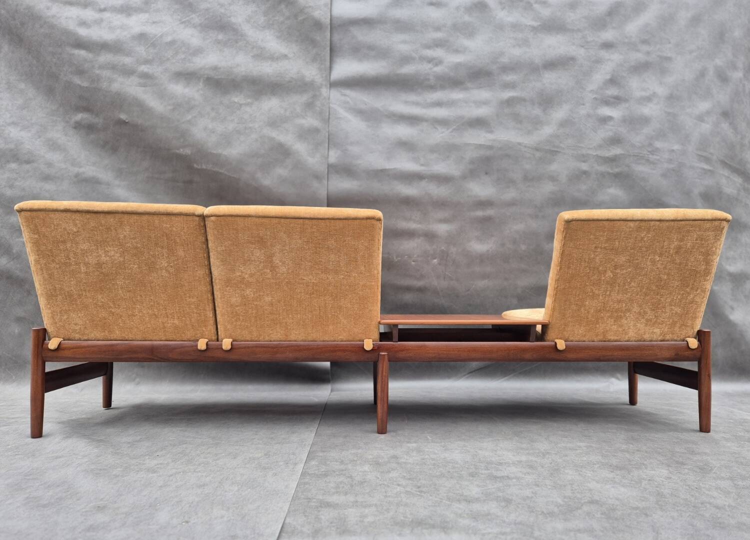 Modular teak sofa, Scandinavian vintage 1960s
