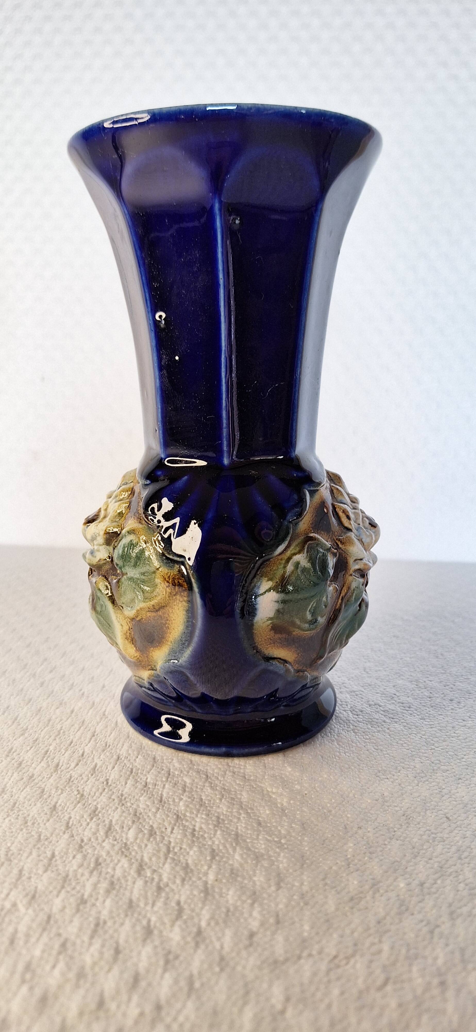 VINTAGE BARBOTINE VASE