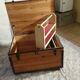 Trunk wood metal frame