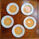 Italian plates 70's hand painted patterns